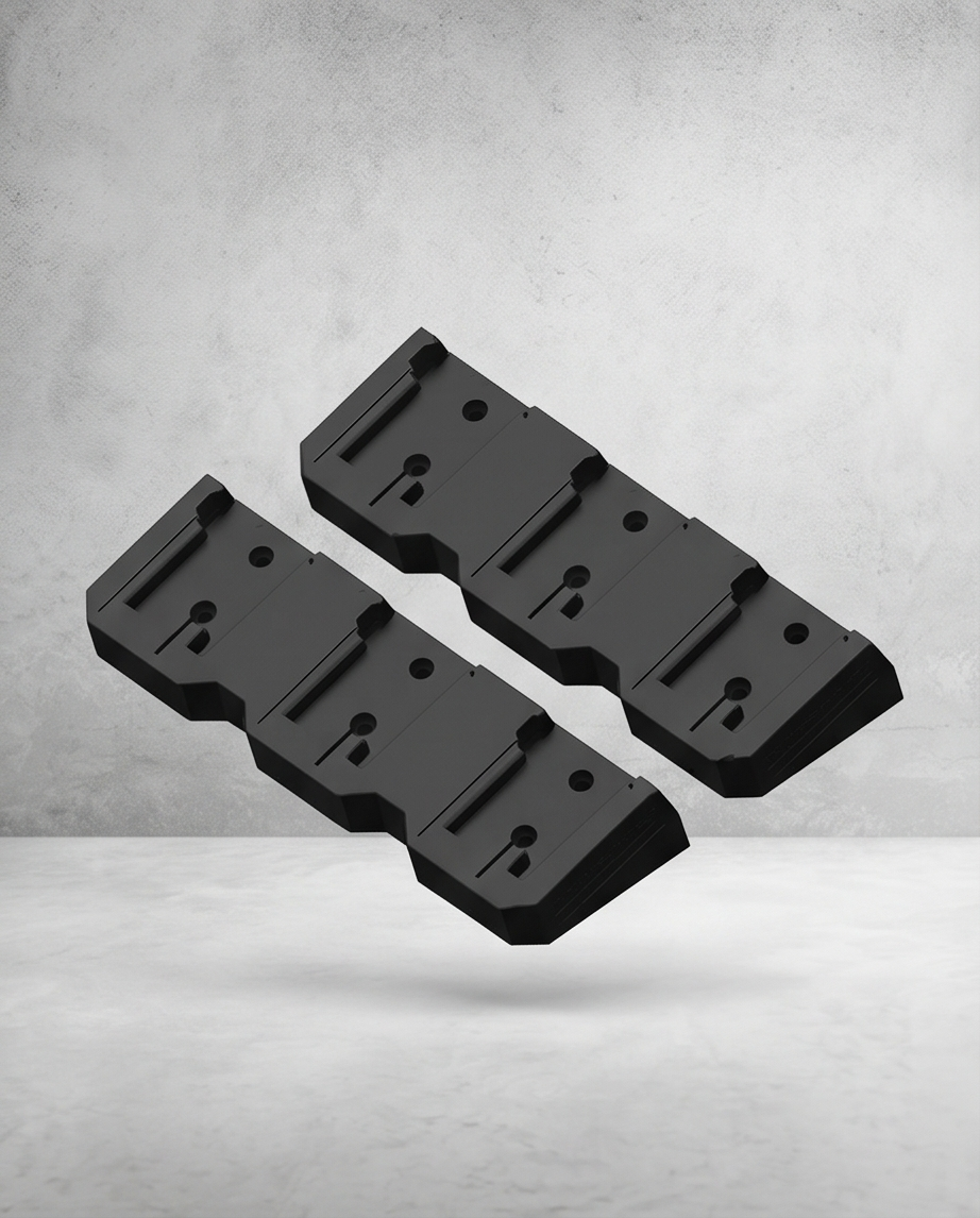 Milwaukee M18 Battery Holder | Wall Mount Battery Rack | 3-Battery Dock | 2 Pack